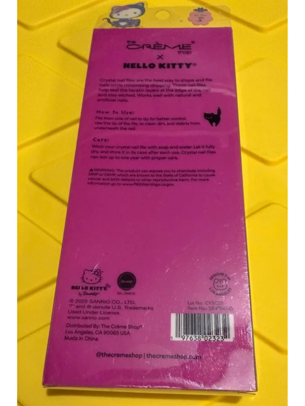 The Crème Shop x Hello Kitty Halloween Crystal Nail File Set NWT - Picture 3 of 3